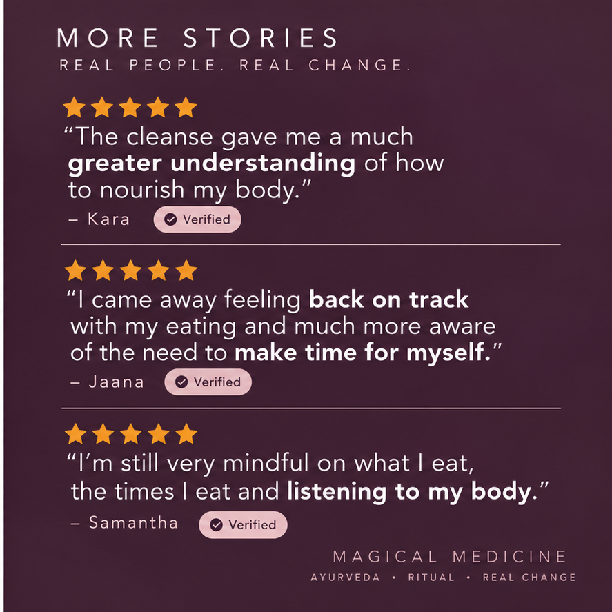 Ayurvedic cleanse